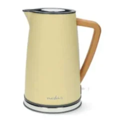 Nedis Elkedel 1,7 liter - 2200 watt - Gul
