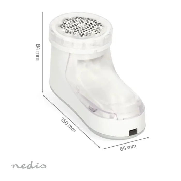Nedis Fnugfjerner Genopladelig - Hvid
