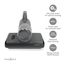 Nedis Madras Støvsuger 500 Watt - Ledningsfri - Sort