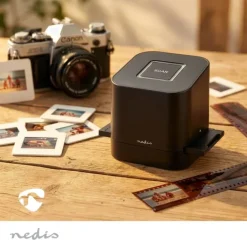 Nedis Negativ Scanner H 10,4 x B 8,8 x L 8,5 cm - ABSPlastik - Sort