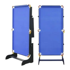 NORDIC GAMES Poolbord H 78,7 x B 182,9 x L 91,4 cm - Mdf/Pvc Laminat- Sort/blå