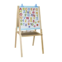 NORDIC PLAY Nature 3-i-1 Tavle H 96 x B 57,5 x D 48,5 cm - Certificeret træ - Natur