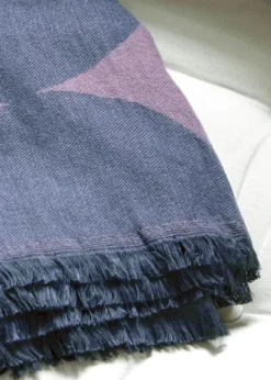Novoform Loop Plaid B 130 x L 180 cm - 62% viskose/38% akryl - Orchid haze