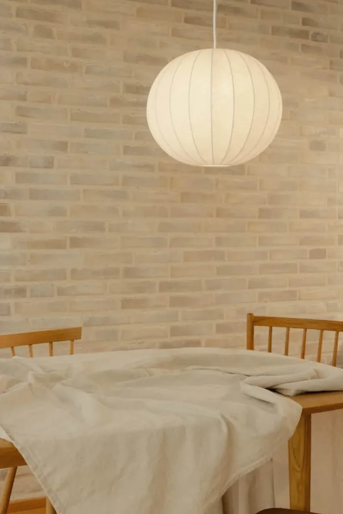 Novoform Malmö Cocoon Pendel Ø 40 cm - Plastik/stål - Hvid