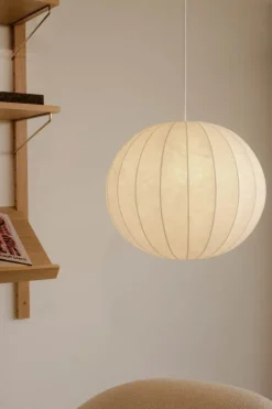 Novoform Malmö Cocoon Pendel Ø 40 cm - Plastik/stål - Hvid