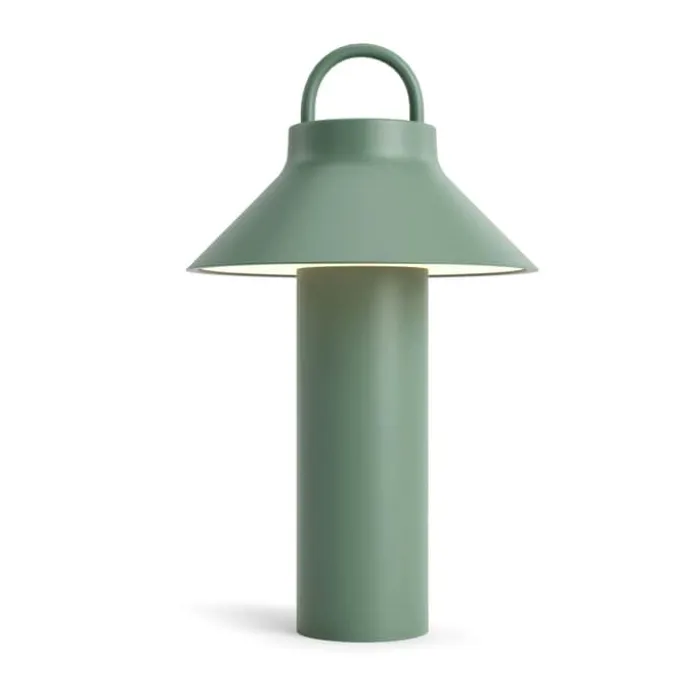 Novoform Moov LED Bordlampe Ø 18 x H 28 cm - Metal - Dusty green