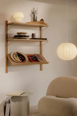 Novoform Motala Cocoon Bordlampe Ø 21 x H 21 cm - Plastik/stål - Hvid