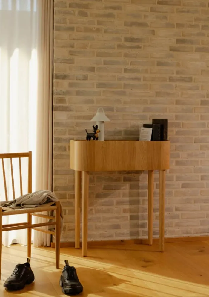 Novoform Serena Konsolbord H 90 x B 35 x L 80 cm - Finer/egetræ