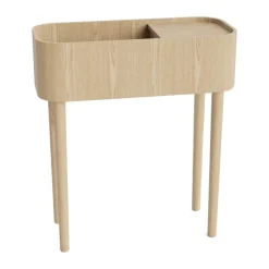 Novoform Serena Konsolbord H 90 x B 35 x L 80 cm - Finer/egetræ