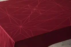 Novoform Stars Dug B 140 x L 370 cm - Bomuld/polyester - Advent red