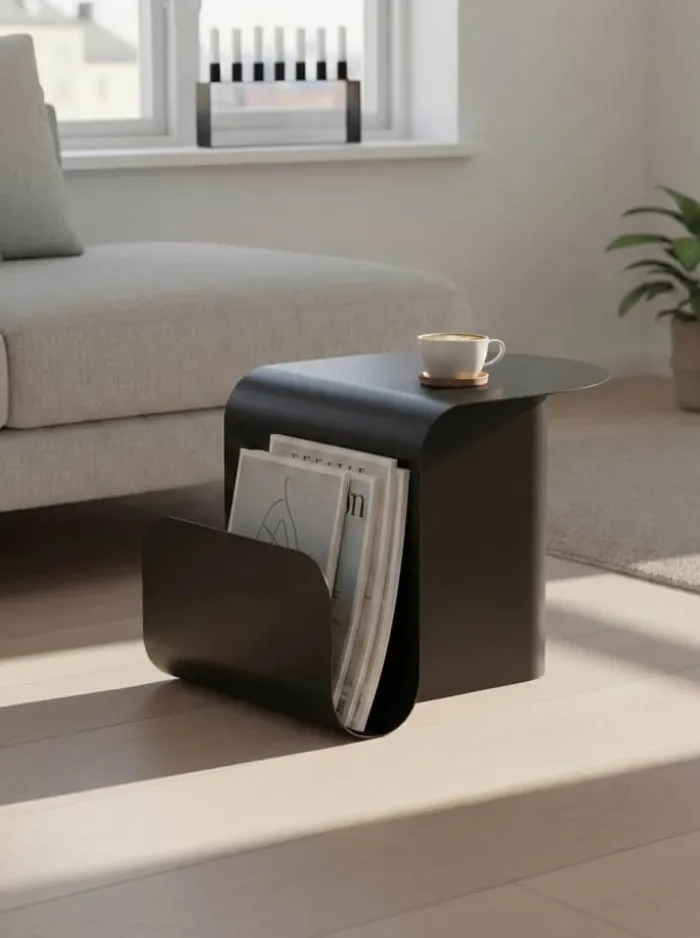 Novoform Yomu Sidebord H 38 x B 38 x L 50 cm - Stål