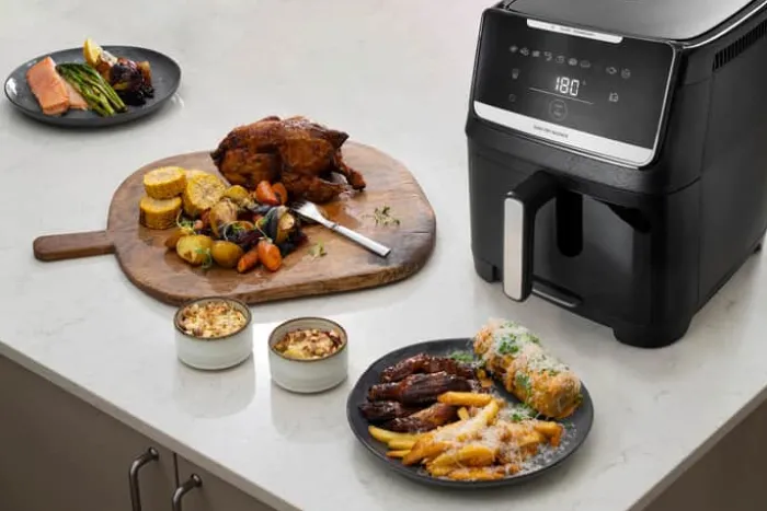 OBH Nordica Easy Fry Silence Vision Aifryer 7 liter - 10 programmer - 1990 watt