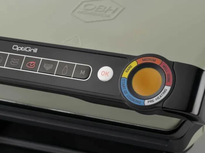 OBH Nordica OptiGrill Eco Bordgrill 2000 watt - 6 indstillinger - Keramisk non-stick belægning