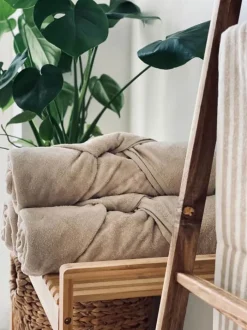 omhu Håndklæde B 70 x L 140 cm - Økologisk bomuld - Sand