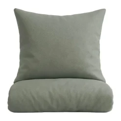 omhu Micro Tern Sengetøj B 140 x L 200 cm - Økologisk satinvævet bomuld - Olive