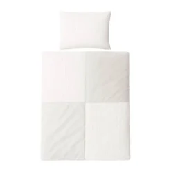 omhu Patchwork Sengetøj B 140 x L 220 cm - Økologisk bomuld - Sand