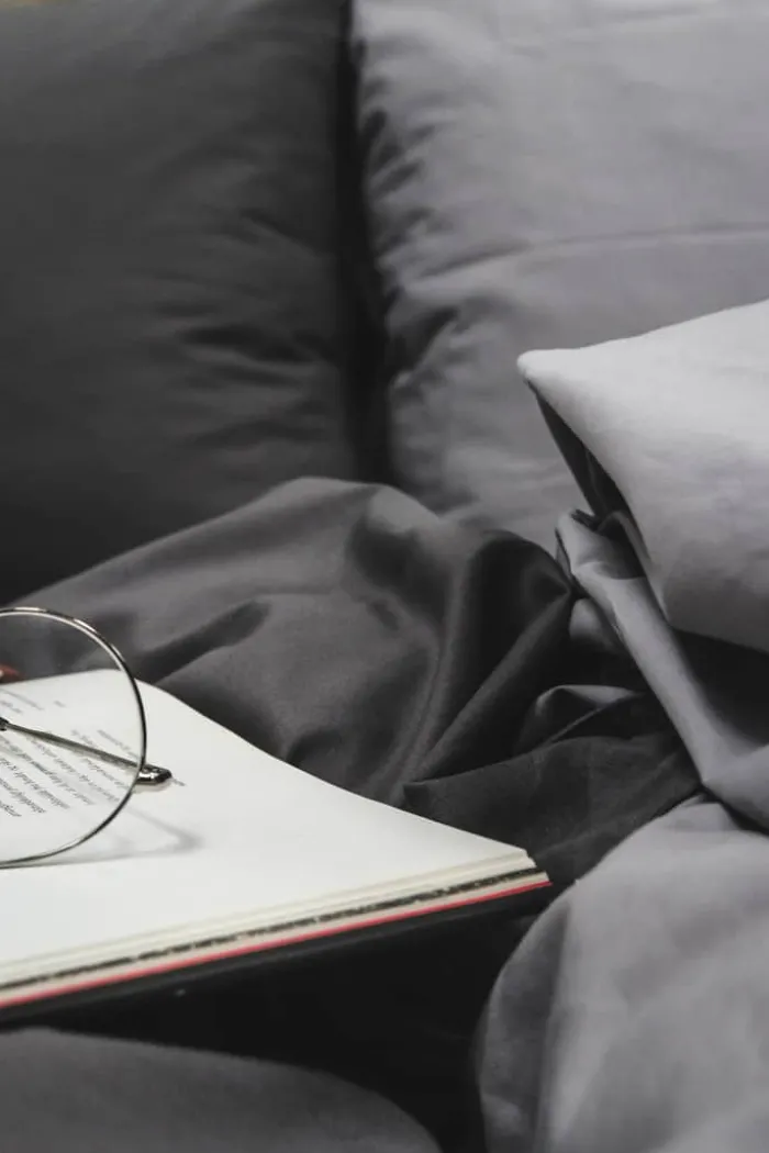 omhu Percale Sengetøj B 140 x L 200 cm - Økologisk bomuld - Lys grå