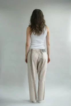 omhu x Mads Barfod Slumber Pyjamasbukser M/L - Satin - Latte