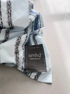 omhu x Mads Barfod Streamline Sengetøj B 140 x L 200 cm - Bomuld - Aqua