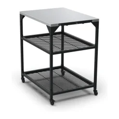 Ooni V2 Modulbord H 90 x B 80 x L 60 cm - Pulverlakeret stål/rustfrit stål - Sort
