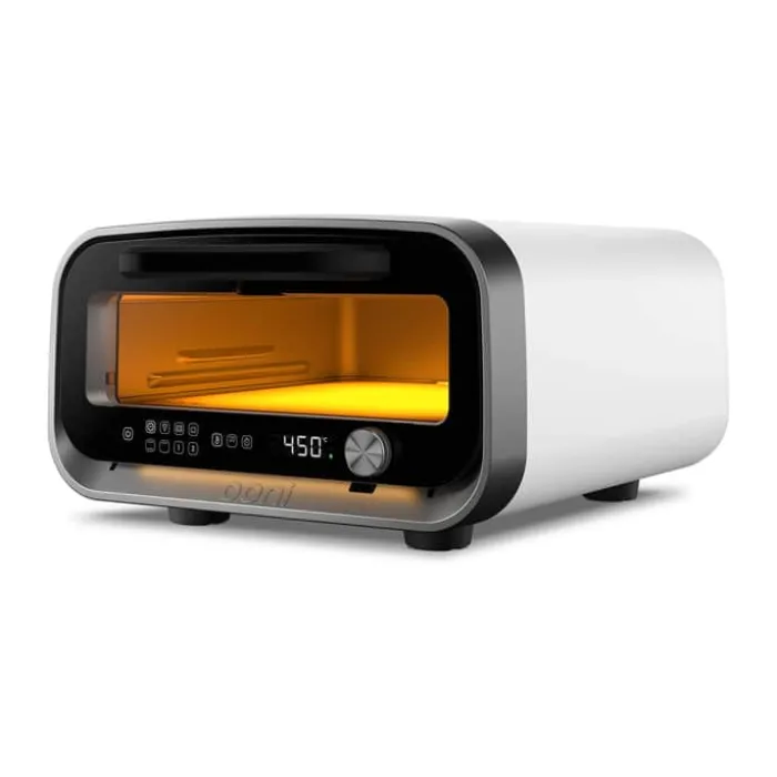 Ooni Volt 2 Elektrisk Pizzaovn H 44 x B 26 x L 55 cm - Rustfrit stål - Hvid