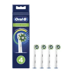 Oral-B CrossAction Tandbørstehoved - 4 stk. Passer til alle Oral-B el-tandbørster