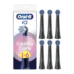 Oral-B iO Gentle Care Børstehoved - 6 stk. Passer til Oral-B iO el-tandbørster