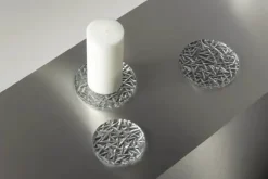 Orrefors Coaster - 2 stk. Ø 10 - Glas - Klar