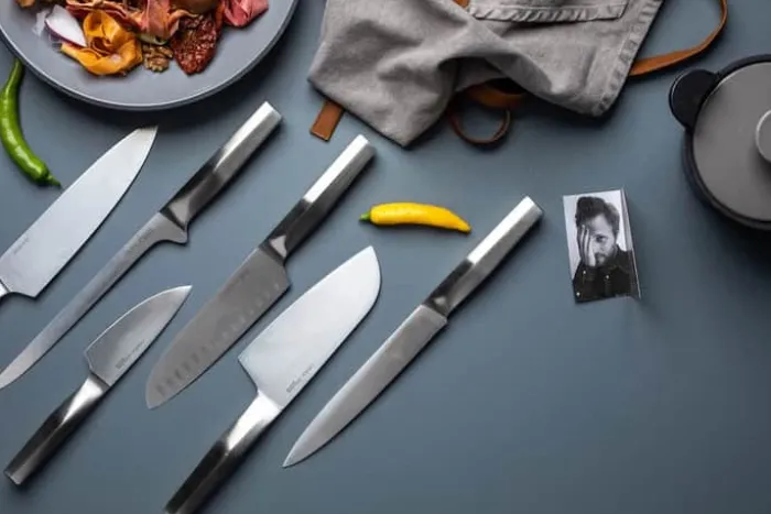 Orrefors Jernverk Premium Kokkekniv L 20 cm - Rustfrit stål