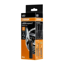 OSRAM LEDInspect Slim Arbejdslampe 2 lysniveauer - Genopladelig - Sort/orange