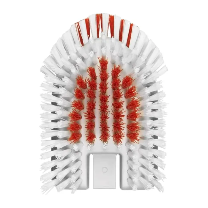 OXO Børste til Badeværelsesskrubbe H 15 x B 10 cm - Nylon/polypropylen/plastik- Rød