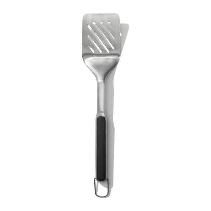 OXO Good Grips Grillpalet L 44,5 cm - Rustfrit stål/elastron/PP-plastik - Stål/sort