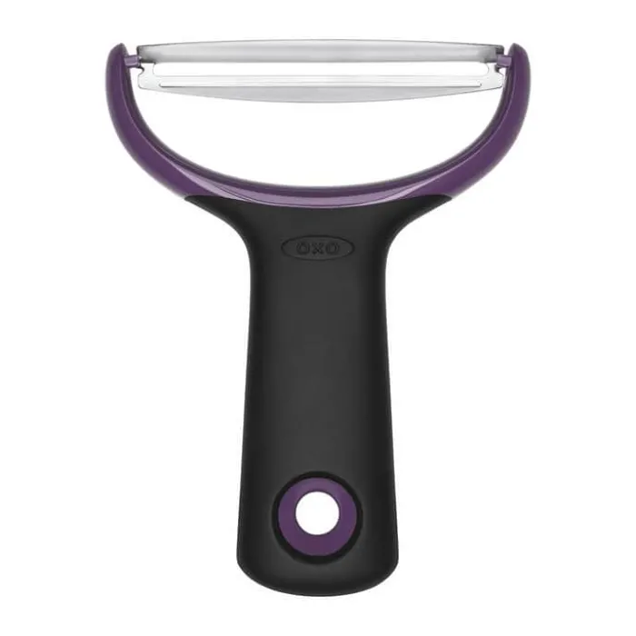 OXO Good Grips Grøntsagsskræller L 20,6 cm - Rustfrit stål/gummi - Sort/lilla