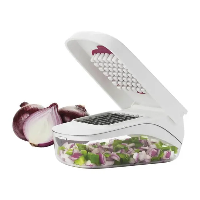 OXO Good Grips Hakker m. opsamler H 9 x B 12,5 x D 21 cm - Absplastik/rustfrit stål/termoplast