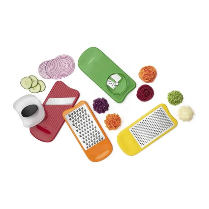 OXO Good Grips Mandolinsæt L 27 cm - Rustfrit stål/plastik - Multifarvet