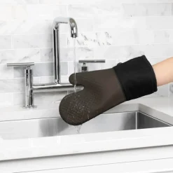 OXO Good Grips Ovnhandske L 33 x B 18 cm - Silikone/polyester/bomuld - Sort