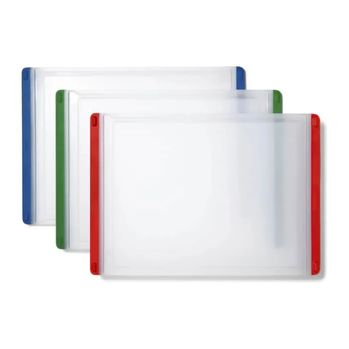 OXO Good Grips Skærebræt - 3 stk. B 23 x L 33 cm - Plastik - Hvid