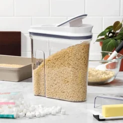 OXO POP Opbevaringsboks 4,2 liter - ABS-plastik/silikone - Inkl. låg i hvid plast