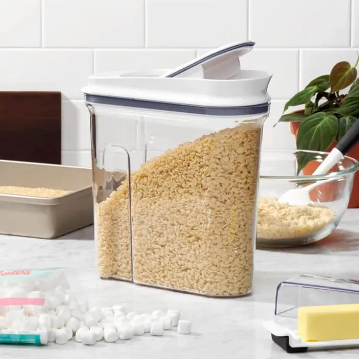 OXO POP Opbevaringsboks 4,2 liter - ABS-plastik/silikone - Inkl. låg i hvid plast