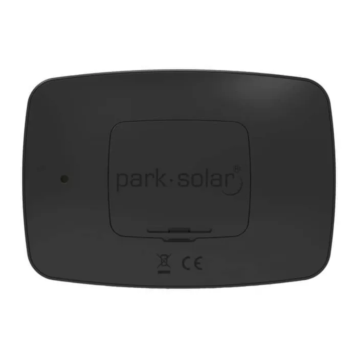 Park Solar Digital 5010 Elektronisk P-skive Solcelleteknologi - Automatisk vinter/sommertid - Sort
