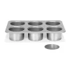 Patisse SilverTop Cheesecakeform Ø 8 cm - Stål