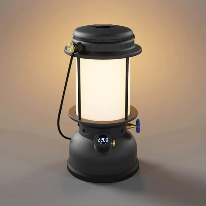 Petromax LED Lanterne H 27,7 cm - Aluminium - Sort