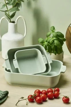 Peugeot Appolia Ovnfast Fad B 16,8 x L 25 cm - Keramik - Grøn