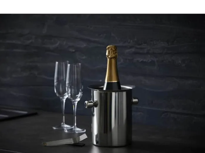 Peugeot Champagne-/vinkøler H 20 cm - Rustfrit Stål - Stål