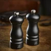 Peugeot Clermont Salt- og peberkværnsæt H 13 cm - Træ - Mat sort