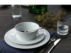 Pillivuyt Eventail Tallerken Ø 28 cm - Porcelæn - Hvid