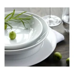 Pillivuyt Eventail Tallerken Ø 28 cm - Porcelæn - Hvid
