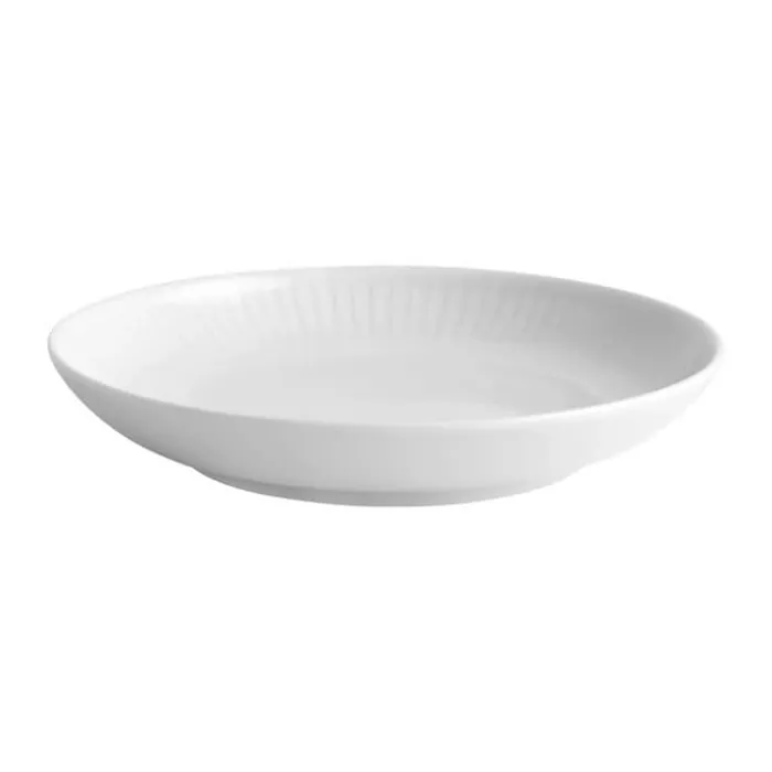 Pillivuyt Plissé Dyb Asiet Ø 16 cm - Porcelæn - Hvid