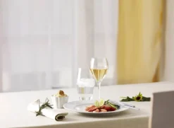 Pillivuyt Plissé Middagstallerken Ø 28 cm - Porcelæn - Hvid