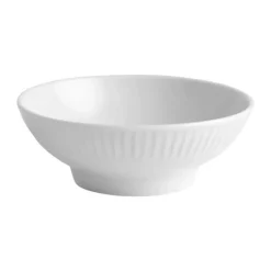 Pillivuyt Plissé Skål på fod Ø 12 cm - Porcelæn - Hvid